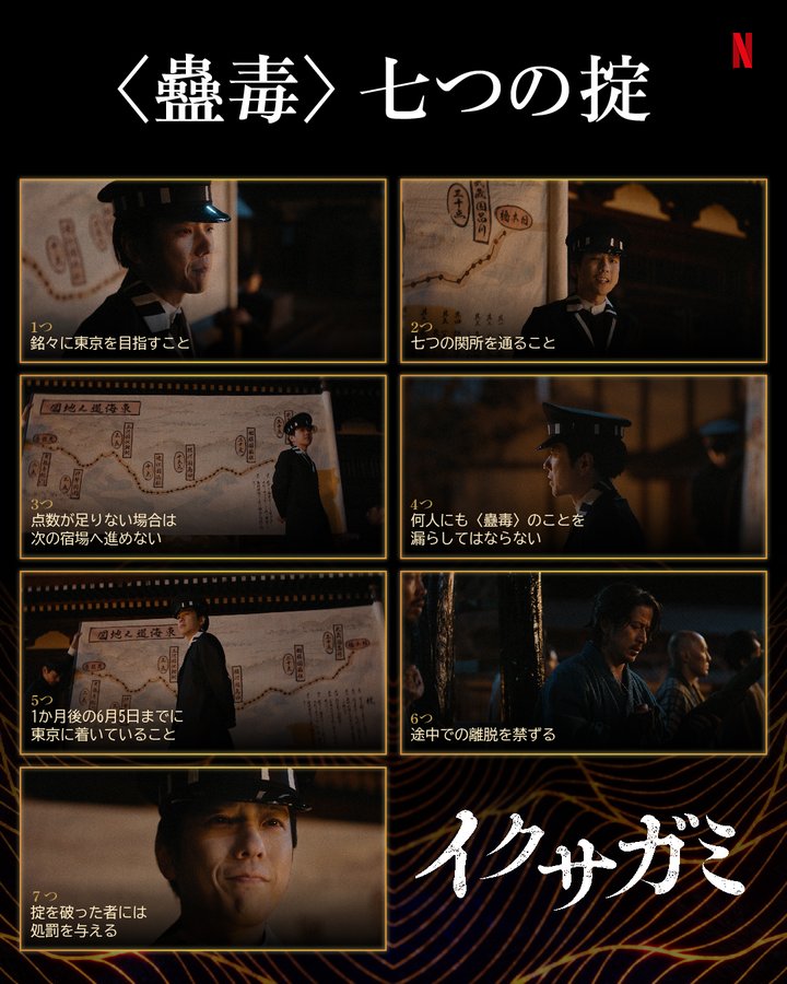 Netflixドラマ『イクサガミ』掟